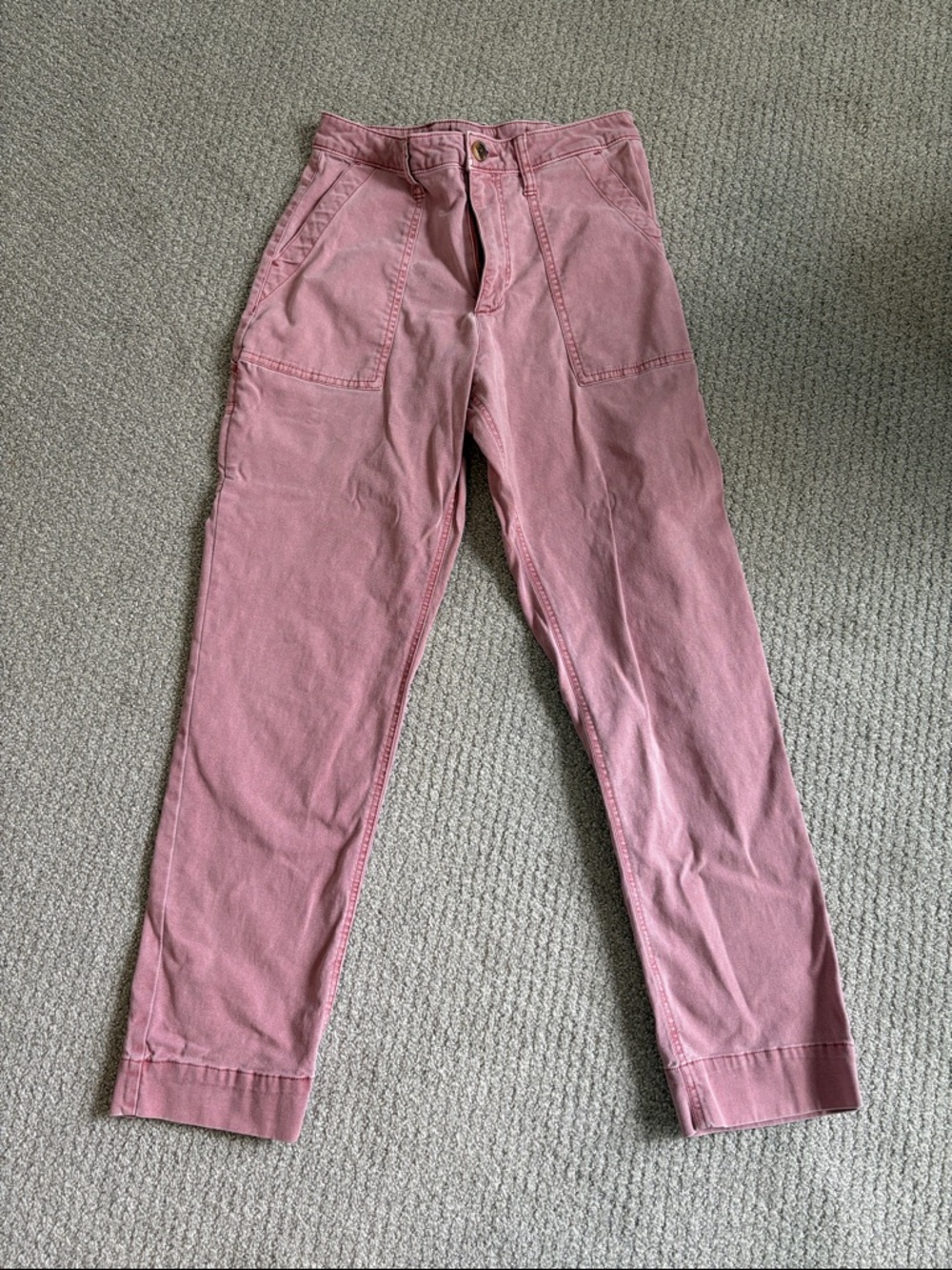 Old Navy Blush Pink Paperbag Waist Pants